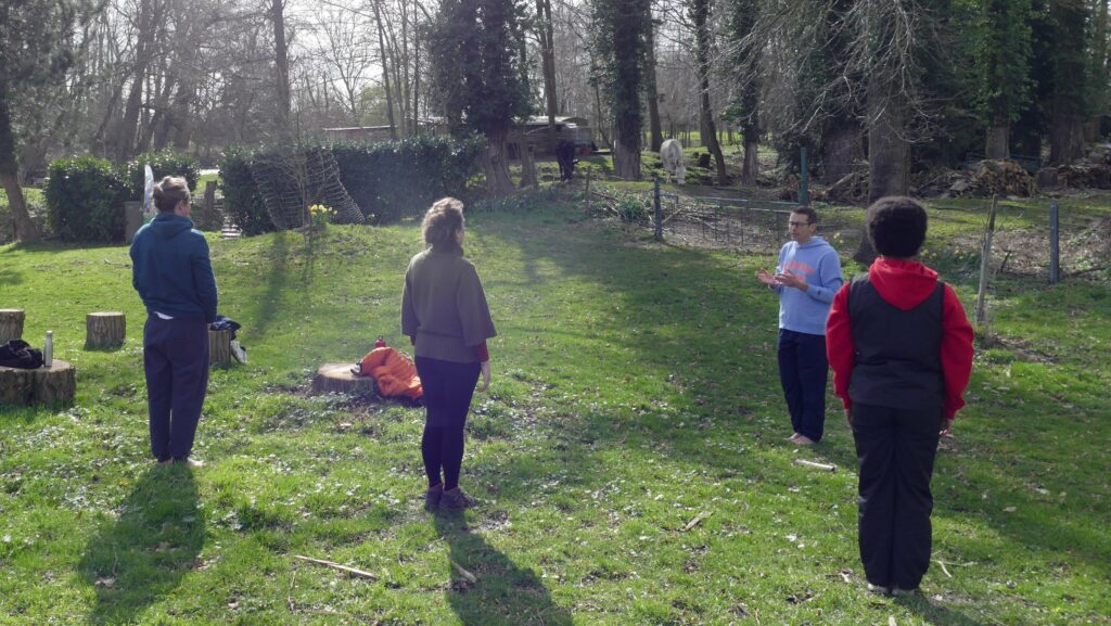 Qi-gong au parc avec Narure-opale