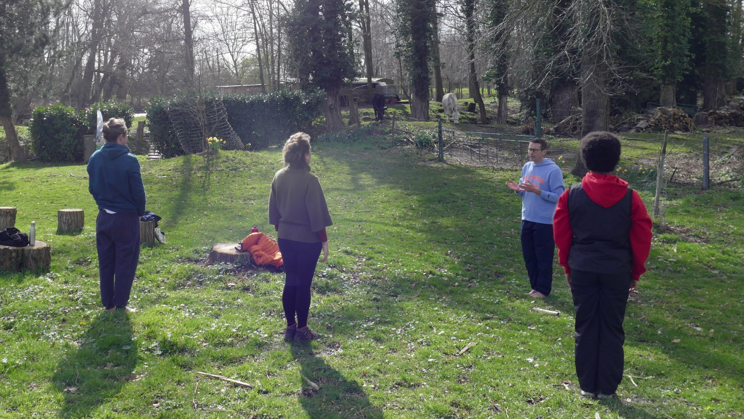 Qi-gong au parc avec Narure-opale